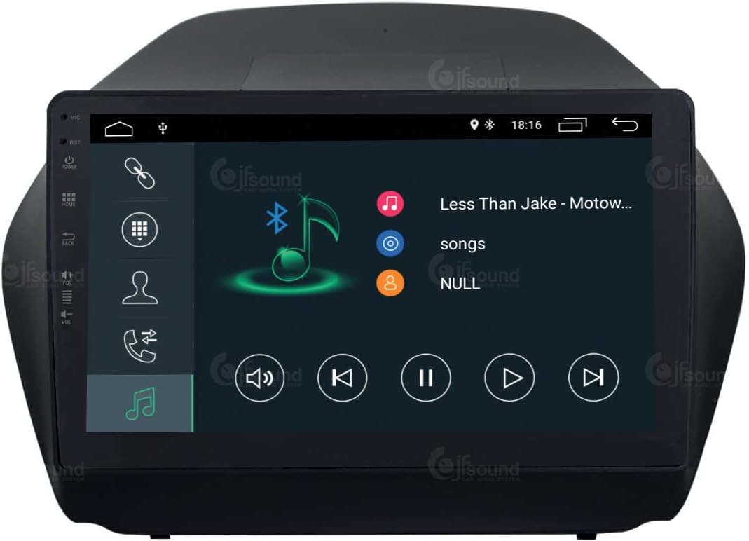 Personalisiertes Autoradio für Hyundai IX35 mit GPS, Kamera, Verstärker und grossem LCD als Standard