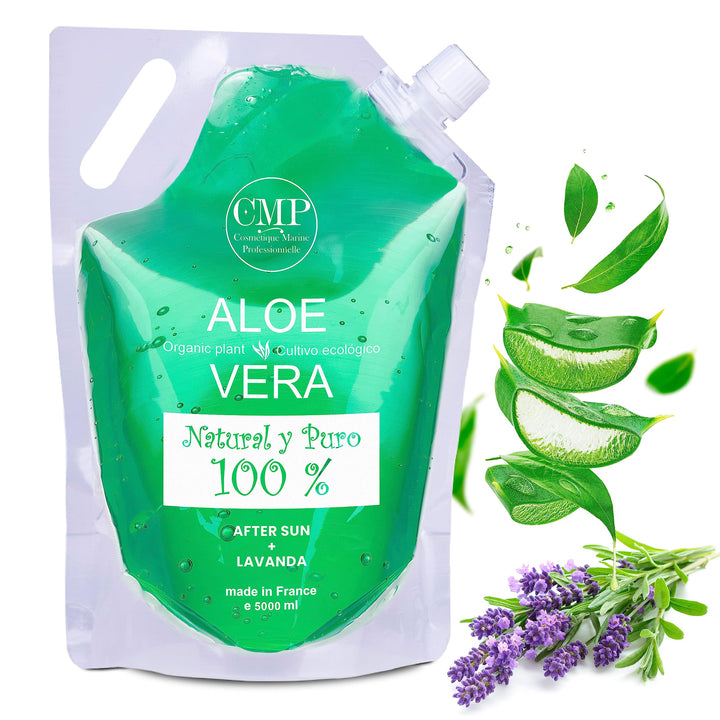 bleu &amp; marine Bretania - Nach Sonnenbad Aloe Vera und Lavendel Gel | Haut Revitalisierend | Tiefenre