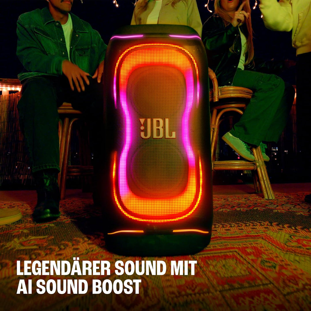 JBL PartyBox 330 Tragbarer Partylautsprecher, Schwarz | JBL Sound, Lichtshow, AI Sound Boost, Blueto