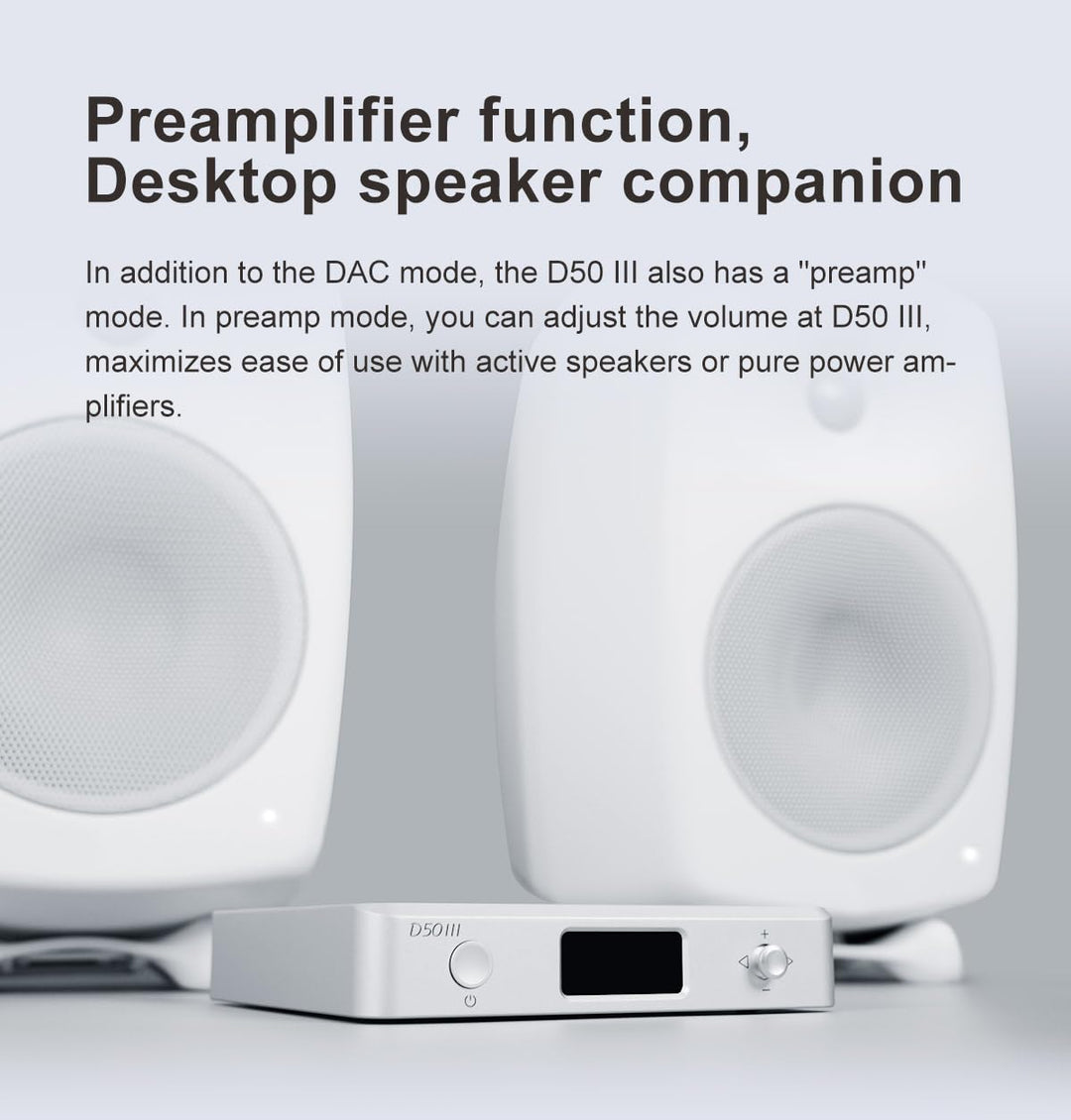 TOTAUDIO Topping D50 III DAC mit Dual-Chip ES9039Q2MIII, XMOS XU-316, Qualcomm QCC5125, DSD512, USB-