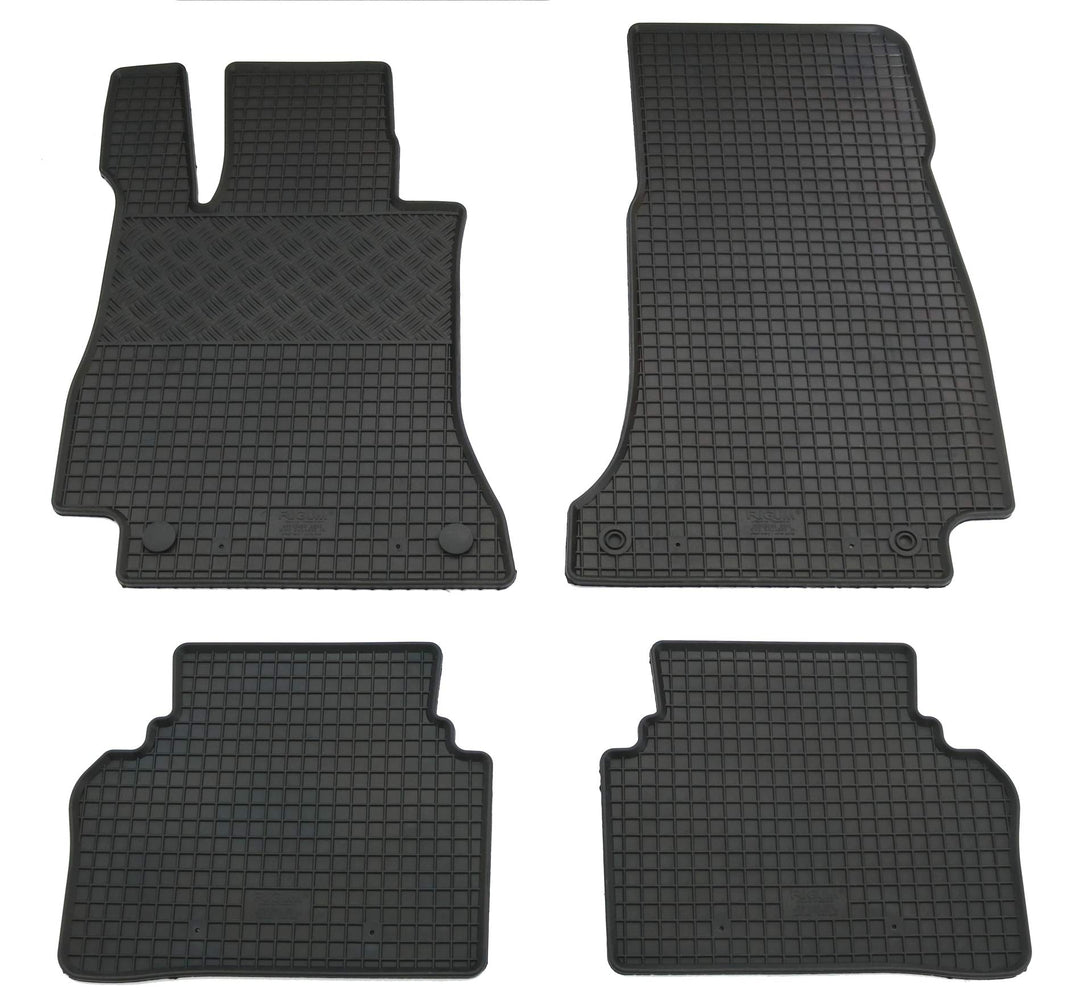 Gummi Fussmatten Set, 4teilig, Gummifussmatten Gummimatten Matten