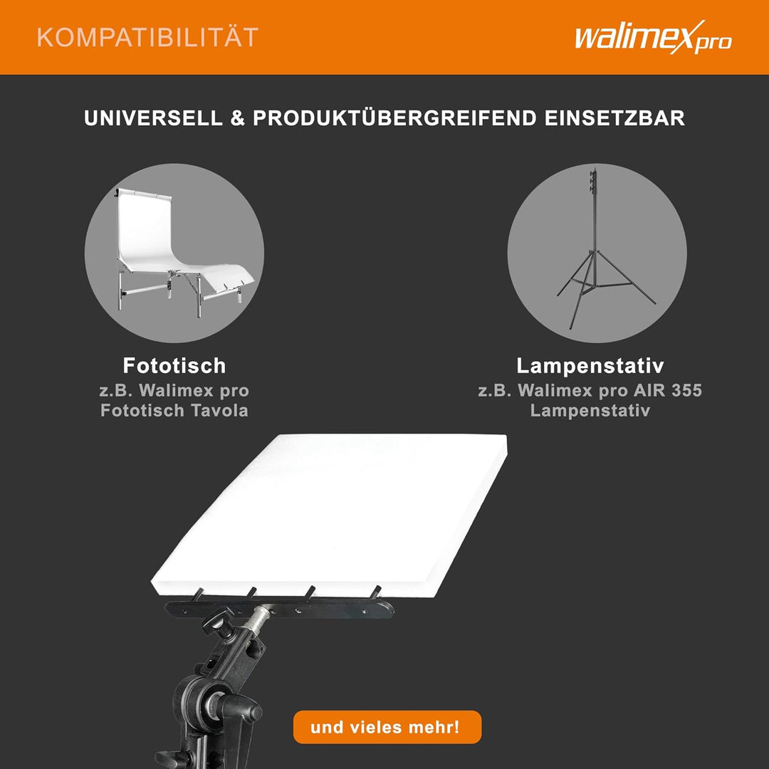 Walimex Styroporgabel mit Halterung für Styroporplatten (5/8 Zoll Wechsel-Spigot mit 1/4 und 3/8 Zol