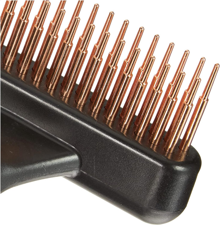 Ebi Noir 645-436677 Entwirrungsharke, 39 rotierenden Zinken, 11 x 6.5 cm L Entfilzungskamm, L Entfil