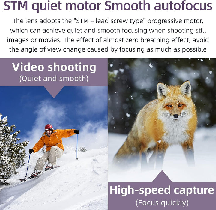 VILTROX 33mm F1.4 Z-Mount Objektiv APS-C Autofokus Grosse Blende Prime-Objektiv Weitwinkel-Unterstüt