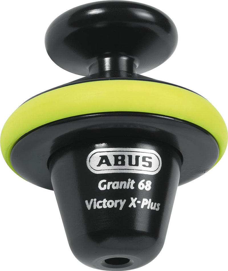 ABUS 56564 Victory Plus X Plus 68 - Diebstahlschutzscheibe, Gelb, Gelb