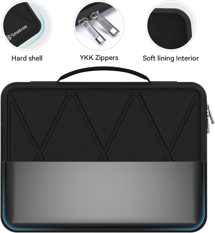 Smatree Hard Eva Schutzhülle Tasche Kompatibel für 14 Zoll ASUS Vivobook 14X/Flip 14/S 14Flip,für Ex