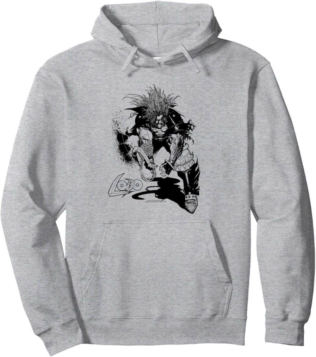 DC Comics Justice League Lobo Sketch Pullover Hoodie