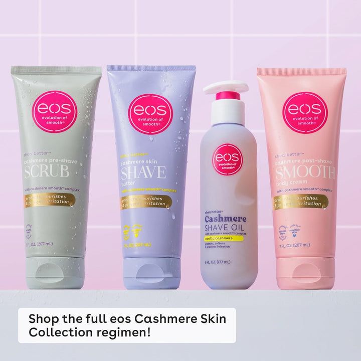 EOS Cashmere Skin Collection Vor-Rasur-Peeling - Vanille-Kaschmir Duft, Körperpeeling, 207 ml