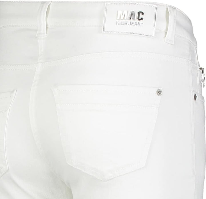 Mac - Damen 5-Pocket Jeans, Rich Slim (5755-90-0389L) 38W / 28L Weiss, 38W / 28L Weiss