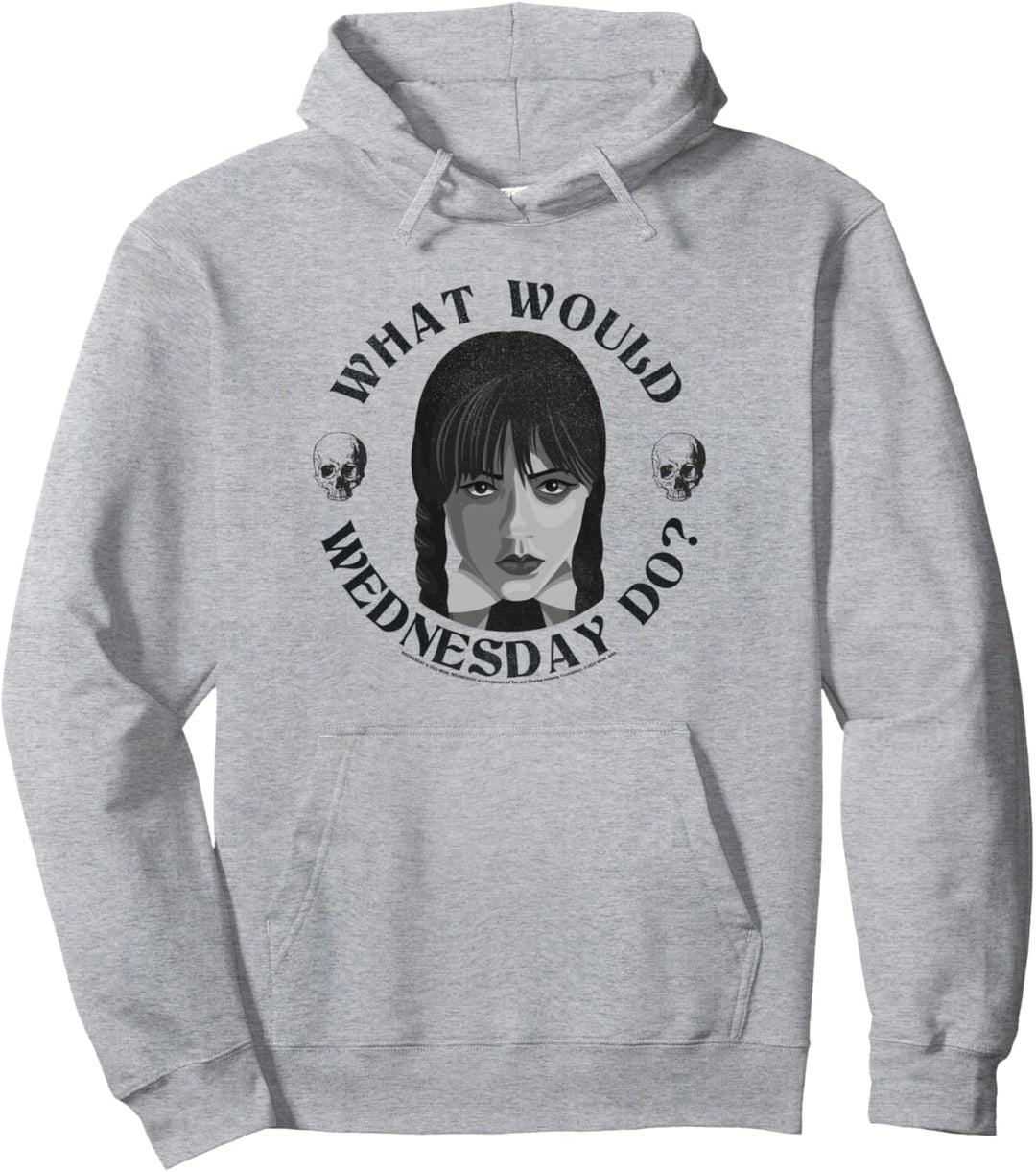 Wednesday What Would Wednesday Do? Pullover Hoodie