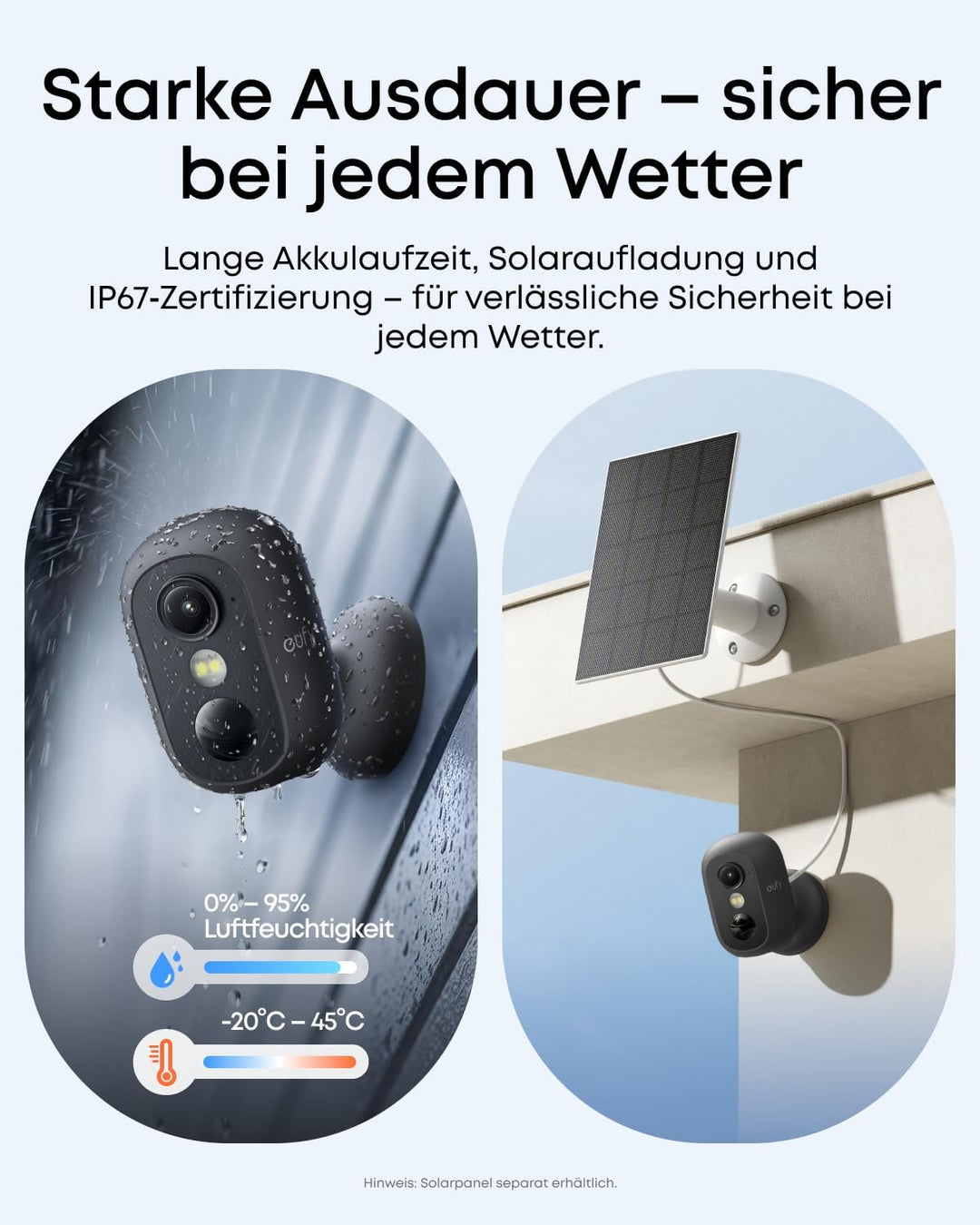eufy eufyCam C35, Kabellose Überwachungskamera Aussen & Innen, Magnetische Halterung, Farbnachtsicht