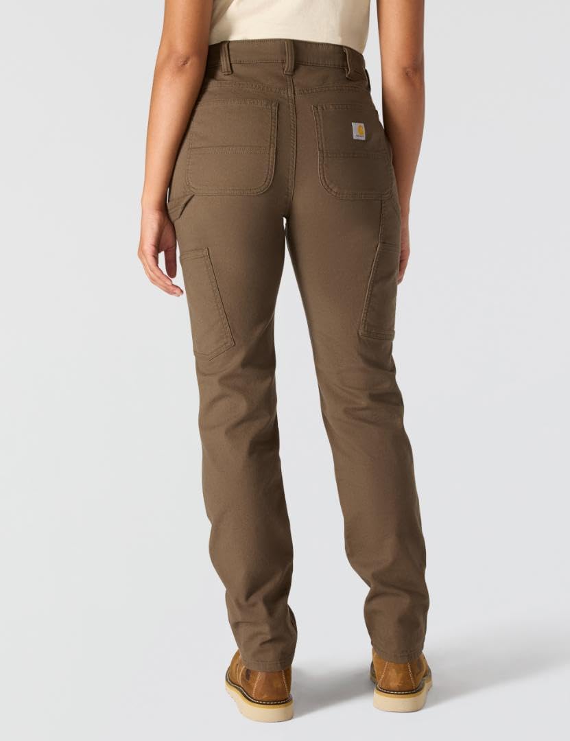 Carhartt Damen Rugged Flex Loose Fit Canvas Double-Front Work Pant Hose 44 Asphalt, 44 Asphalt