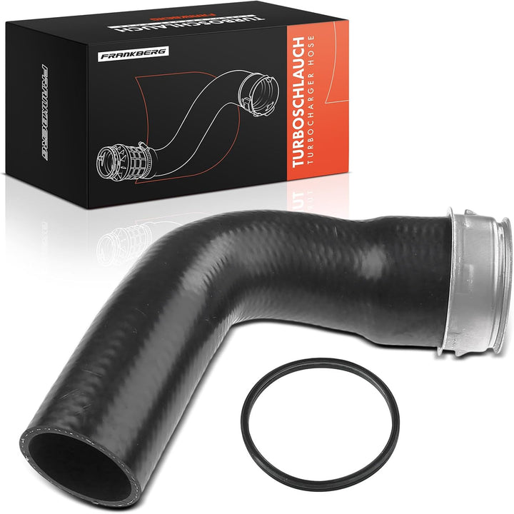 Ladeluftschlauch Turboschlauch mit Halteklammer rechts und Ladeluftkühler für M-Klasse W163 ML 270 C