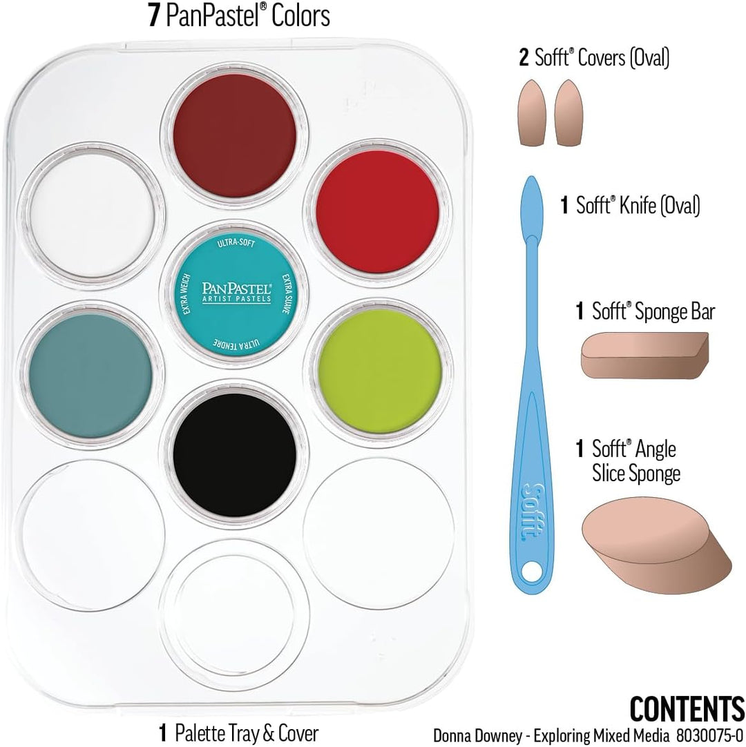 Panpastel Entdecken Sie den Mix Media mit Donna Downey Set"Découvrez le Mix Media" 1, 1