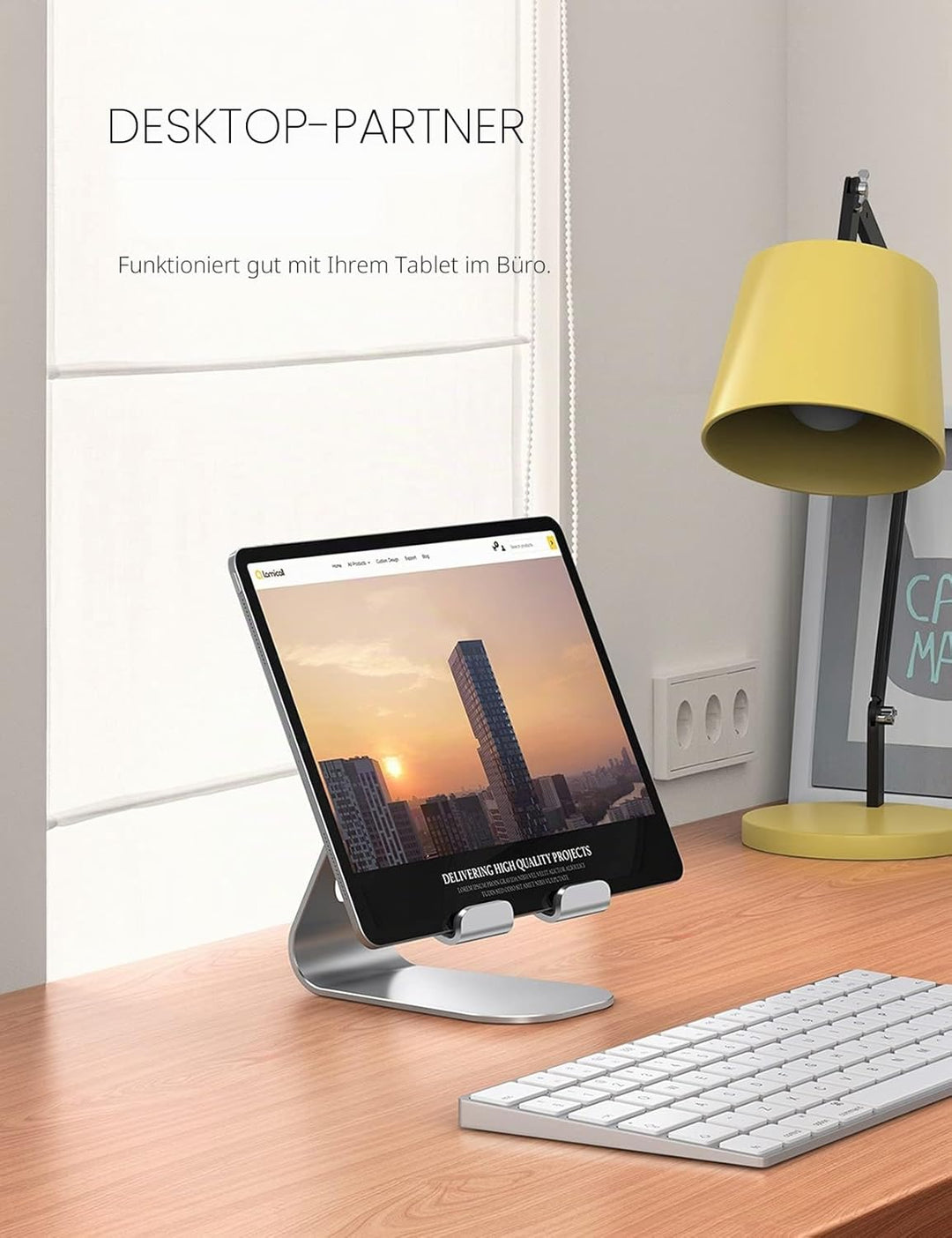 Lamicall Tablet Ständer Verstellbare, Tablet Halterung - Universal Halter, Halterung, Dock für 2024