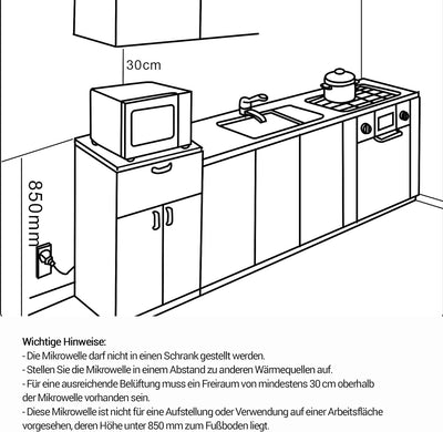 Bauknecht MW 59 MB Mikowellen- Backofen / freistehend / 25 l Garraum / 3D-System/ Automatikprogramme