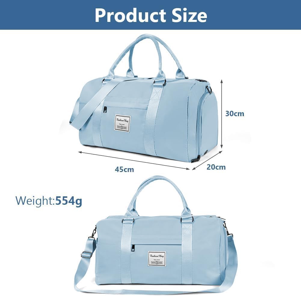 Flintronic Sporttasche Reisetasche, Reise Duffel Bag, Sport Duffel mit Schuhfach & Nassfach, wasserd