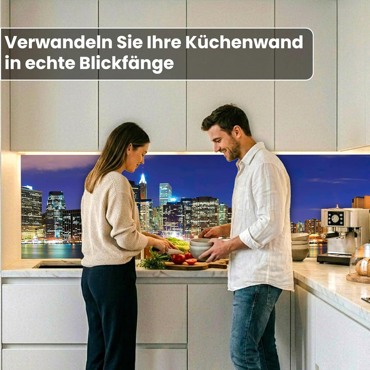 Dimex Küchenrückwand Folie selbstklebend Manhattan | Klebefolie - Dekofolie - Spritzschutz für Küche