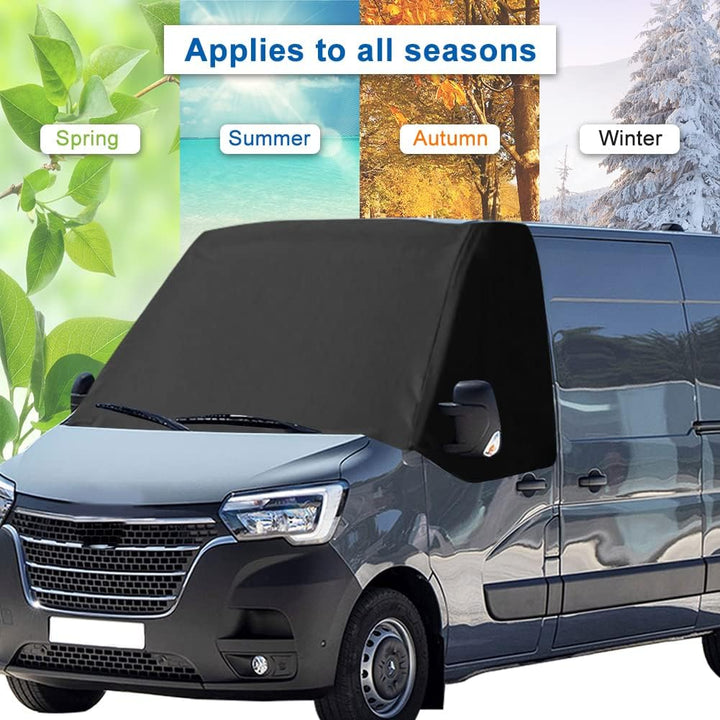 Frontscheibe Wrap Cover Ersatz für Renault Master 2010-2023, Ersatz für Opel Movano 2010-2023, Luxus