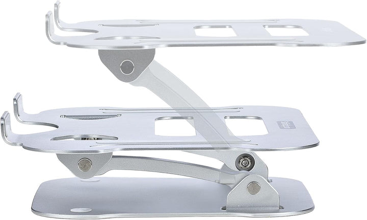 StarTech.com Tisch Laptopständer - Laptoperhöhung aus Aluminium, Tragbar, Faltbar, Schwenkbar - Trag