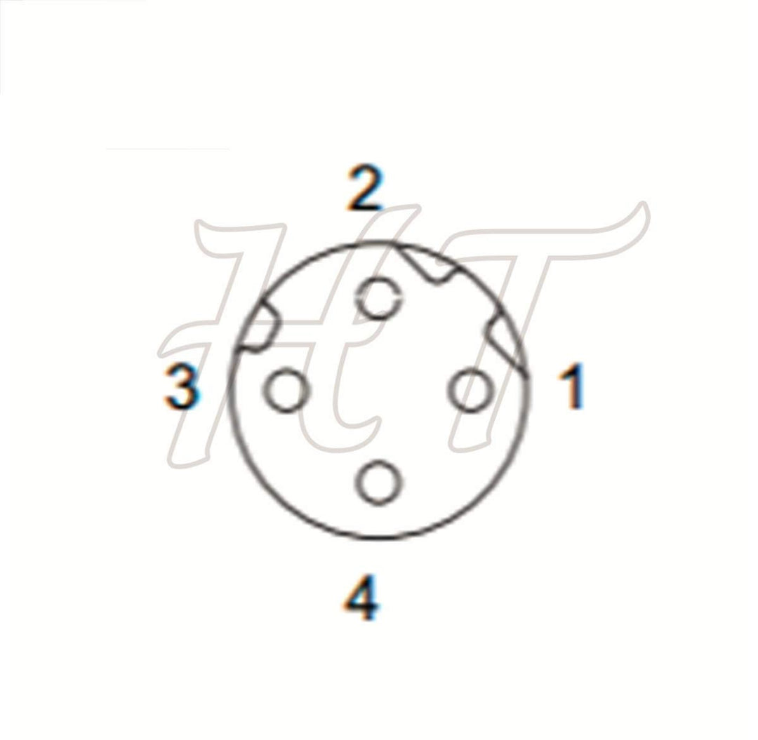 Encoder-Sensor M12 4-polig D-Code RJ45 Cat.6 Ethernet geschirmtes Kabel Industriemaschinen Kamera Ne