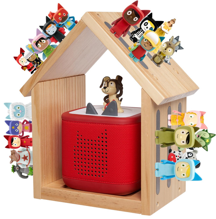 für Tonie Regal, Kompatibel mit toniesbox 1 und Toniesbox 2 Hausform Tonie Aufbewahrung Regal für 20