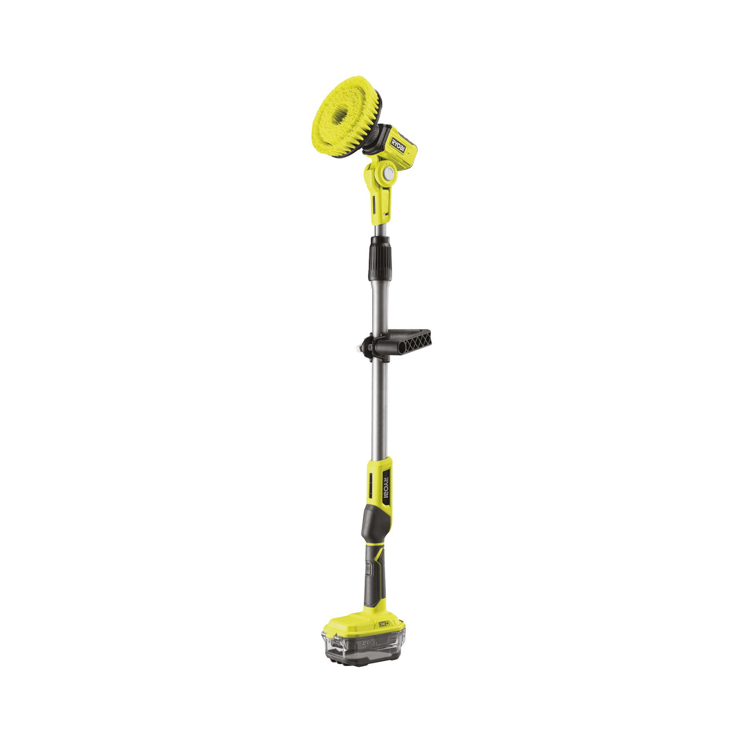 RYOBI 18 V ONE+ Akku-Reinigungsbürste R18TPS-0 (15 cm rotierender Borstenkopf, teleskopierbar bis zu