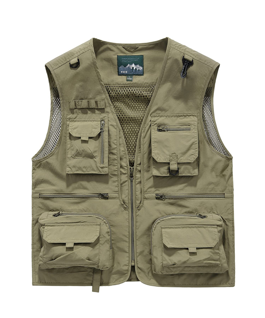 Btmpmcs Herren Outdoor Weste Freizeit Schnelltrocknende Anglerweste mit vielen Taschen Sommer Ärmell