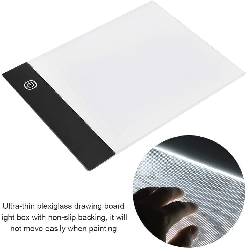 Vbestlife LED Hand Zeichenbrett Ultradünne A6 Kinder USB Painting Tracing Tragbare Lichtbox Tracer F