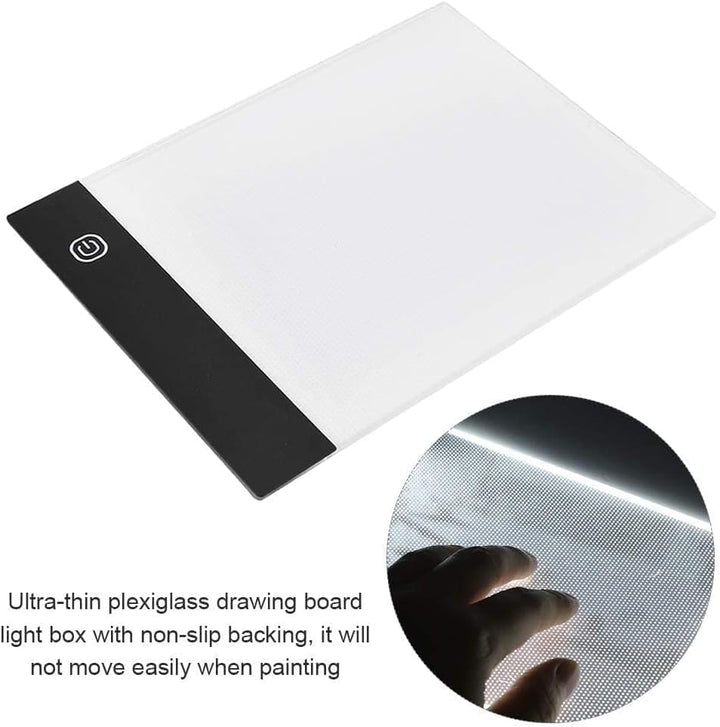 Vbestlife LED Hand Zeichenbrett Ultradünne A6 Kinder USB Painting Tracing Tragbare Lichtbox Tracer F