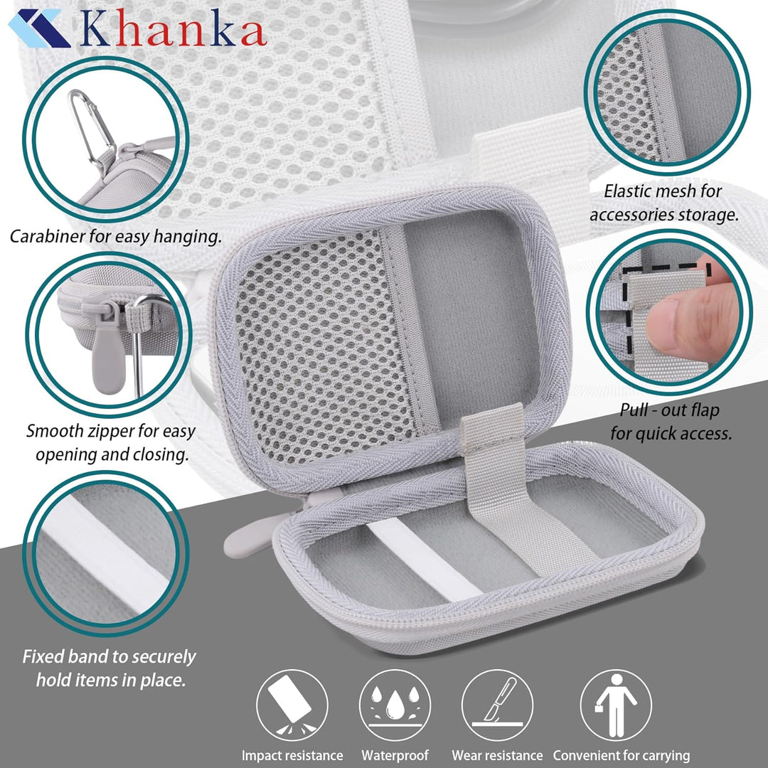 Khanka Etui für Anker Nano/MagGo PowerBank, Ultra-schlankes 5.000mAh/10.000mAh Magnetisches Akkupack