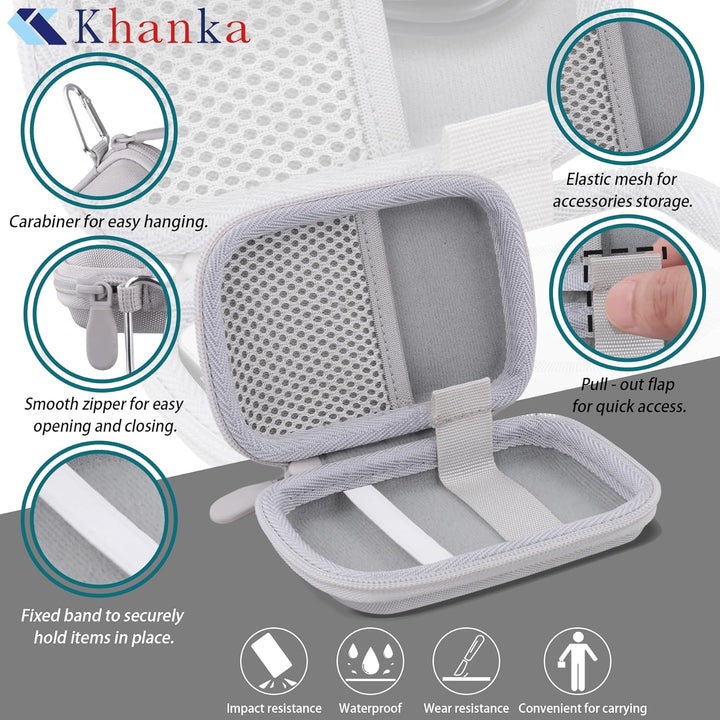 Khanka Etui für Anker Nano/MagGo PowerBank, Ultra-schlankes 5.000mAh/10.000mAh Magnetisches Akkupack