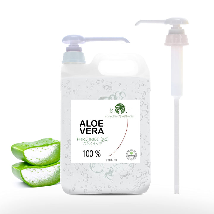 Bio Aloe Vera Konzentrat, 100% rein, Haut- &amp; Haarpflege, Für DIY Kosmetik, Aloe Vera flüssig, frisch