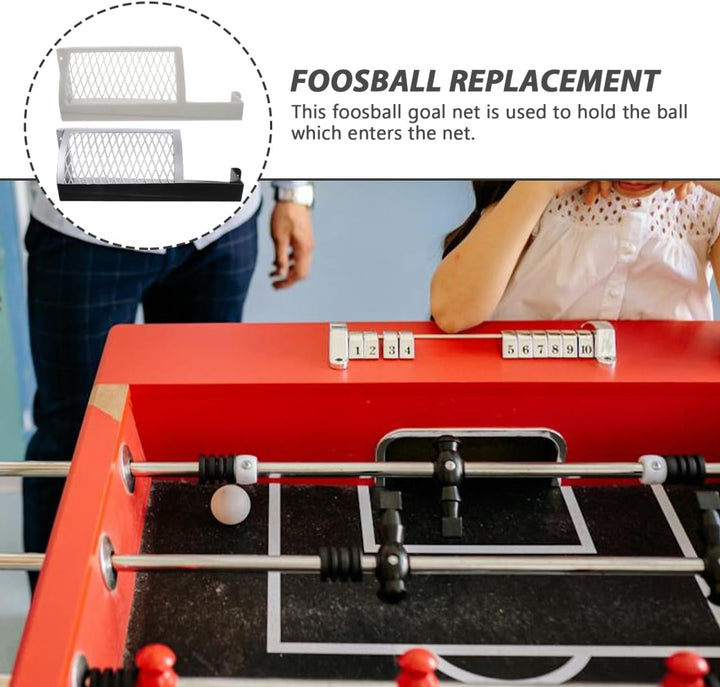 HEMOTON Tischfussball Ballfangnetz Ersatz Für Interaktive Fussballmaschine Stabiler Netzrahmen Für T