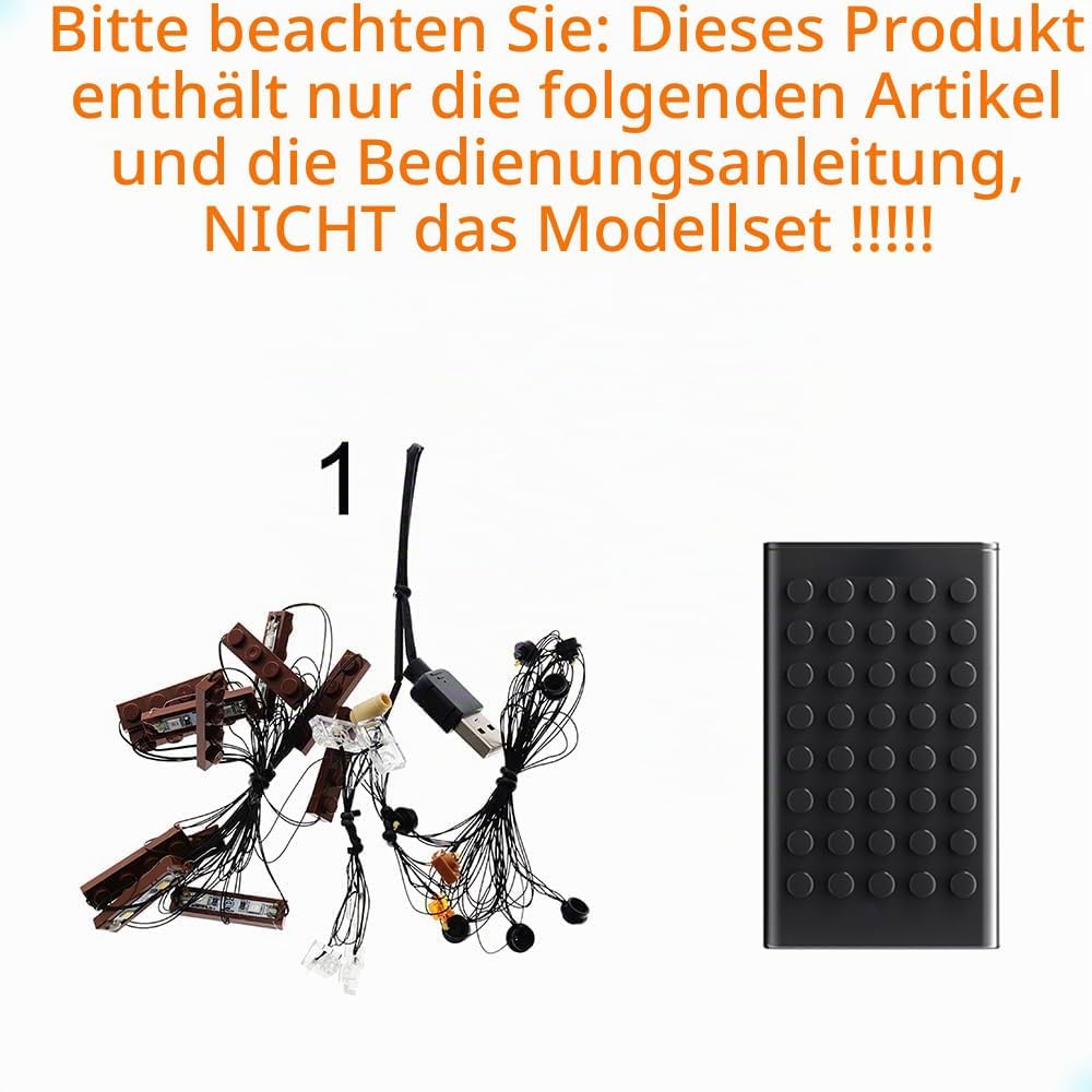 GEAMENT Verbesserte Version LED-Licht-Set für Ideas Baumhaus (Tree House) – kompatibel mit Lego 2131