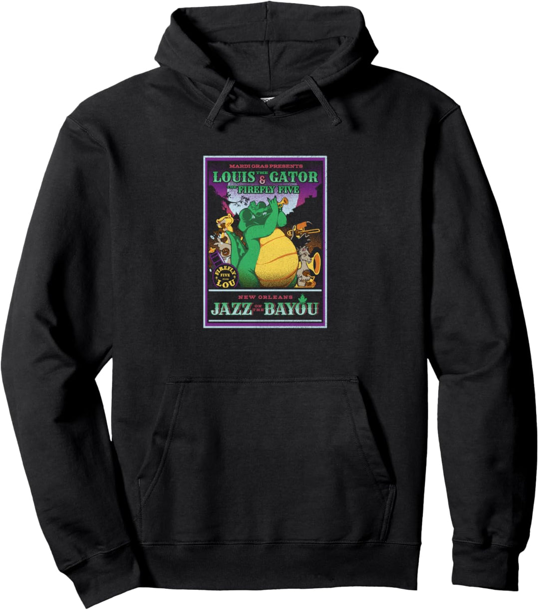 Disney Princess And The Frog Louis Rockadile Poster Pullover Hoodie