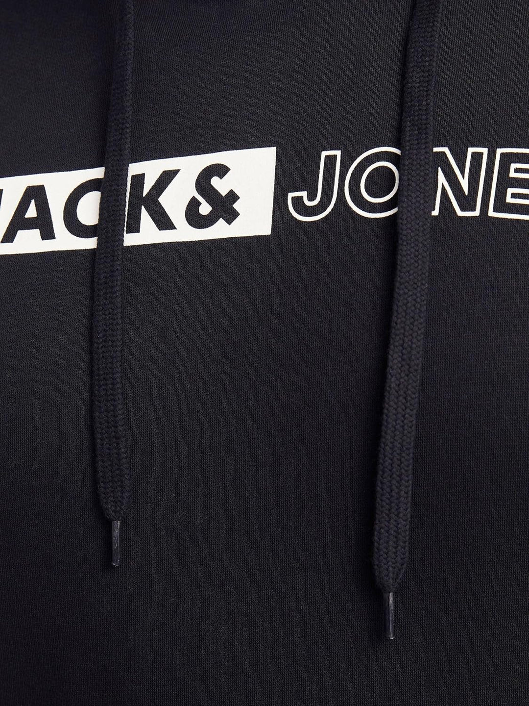 Jack & Jones Herren Jjelogo Blocking Sweat Hood Noos Kapuzenpullover Schwarz S Klassisch, Schwarz S