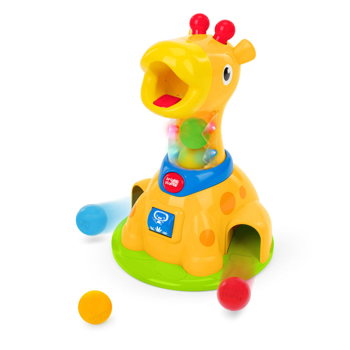 Bright Starts Spinnin’ Spots Giraffe Ballspielzeug – fördert Ursache-Wirkung-Verständnis und Feinmot