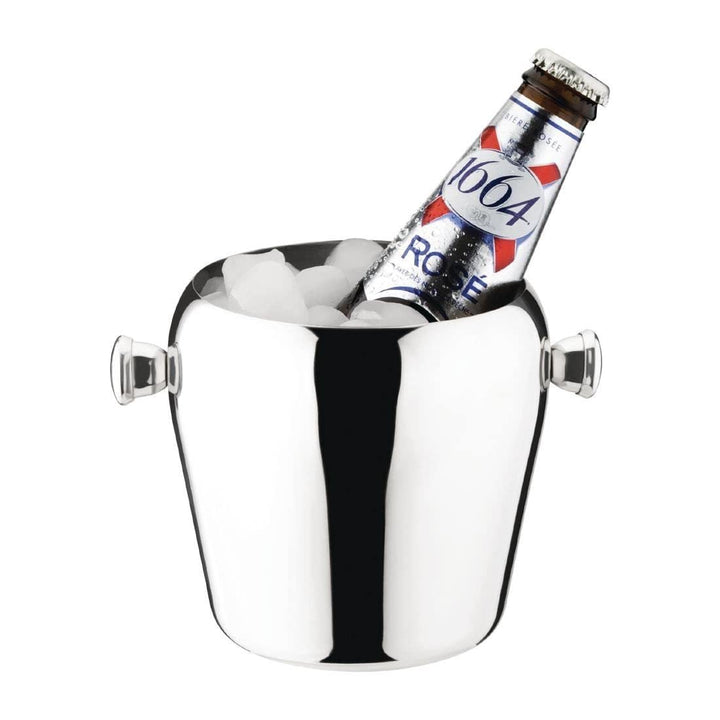 Olympia Mini Eiskübel 1l – Edelstahl mit Griffen CM863