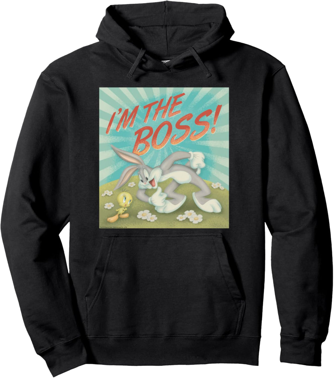 Looney Tunes Bugs Bunny I'm the Boss Pullover Hoodie