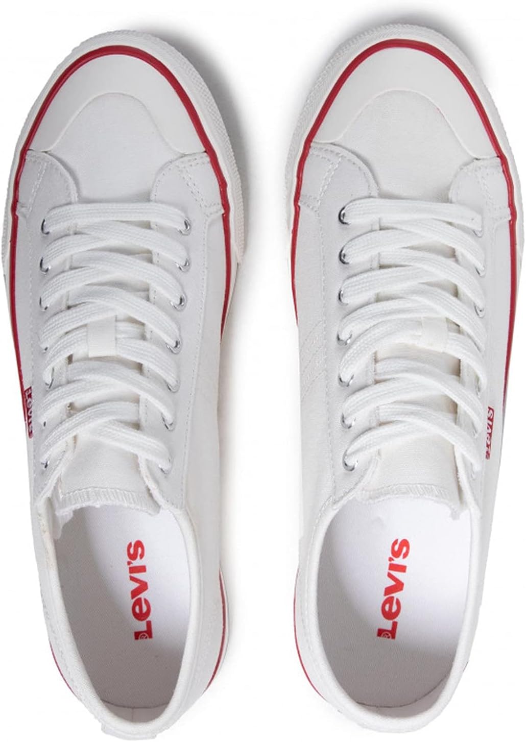 Levi's Herren Hernandez Sneaker 44 EU Regular White, 44 EU Regular White