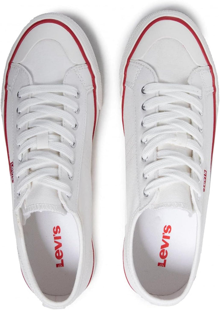 Levi's Herren Hernandez Sneaker 44 EU Regular White, 44 EU Regular White