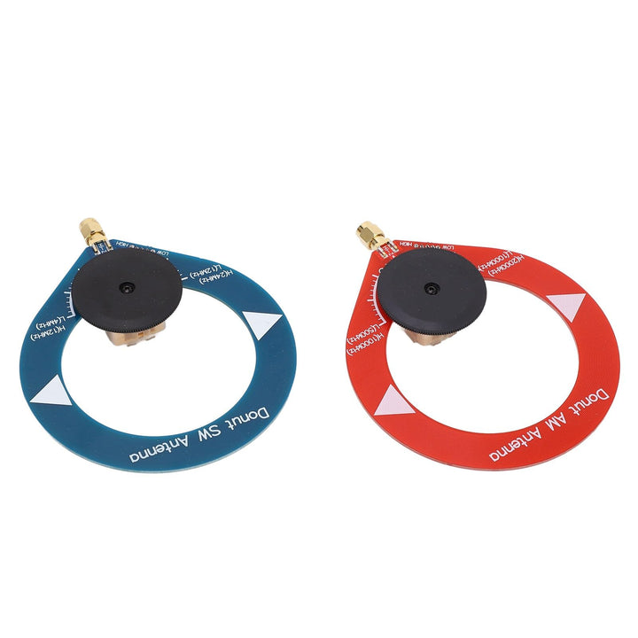 2 Stück Donut AM MW SW Antenne für Kurzwellenradio, Tragbare Mini-Antenne, Leicht und Langlebig, Ver