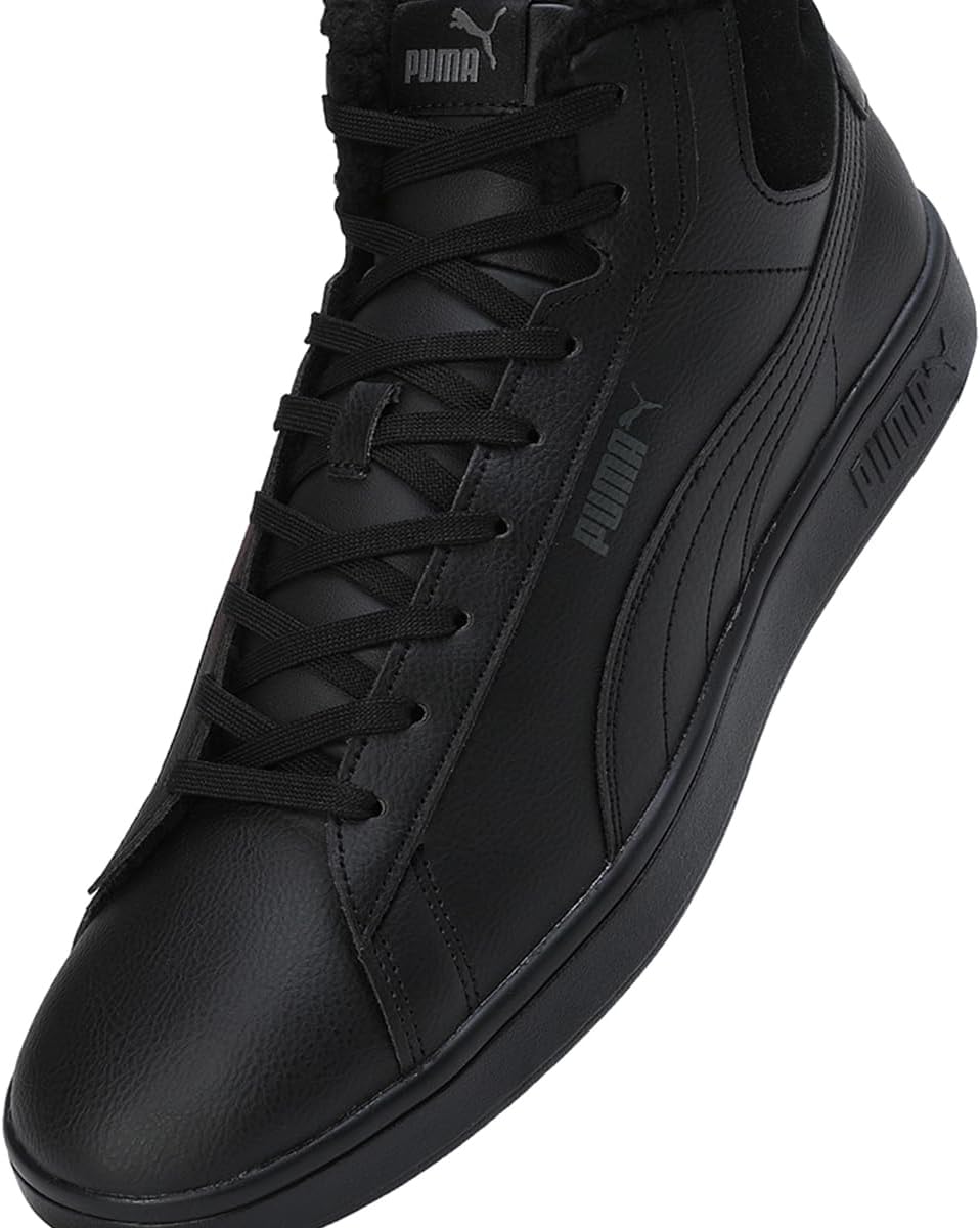 PUMA Herren Smash 3.0 Mid WTR Sneaker 45 EU Black Shadow Gray, 45 EU Black Shadow Gray