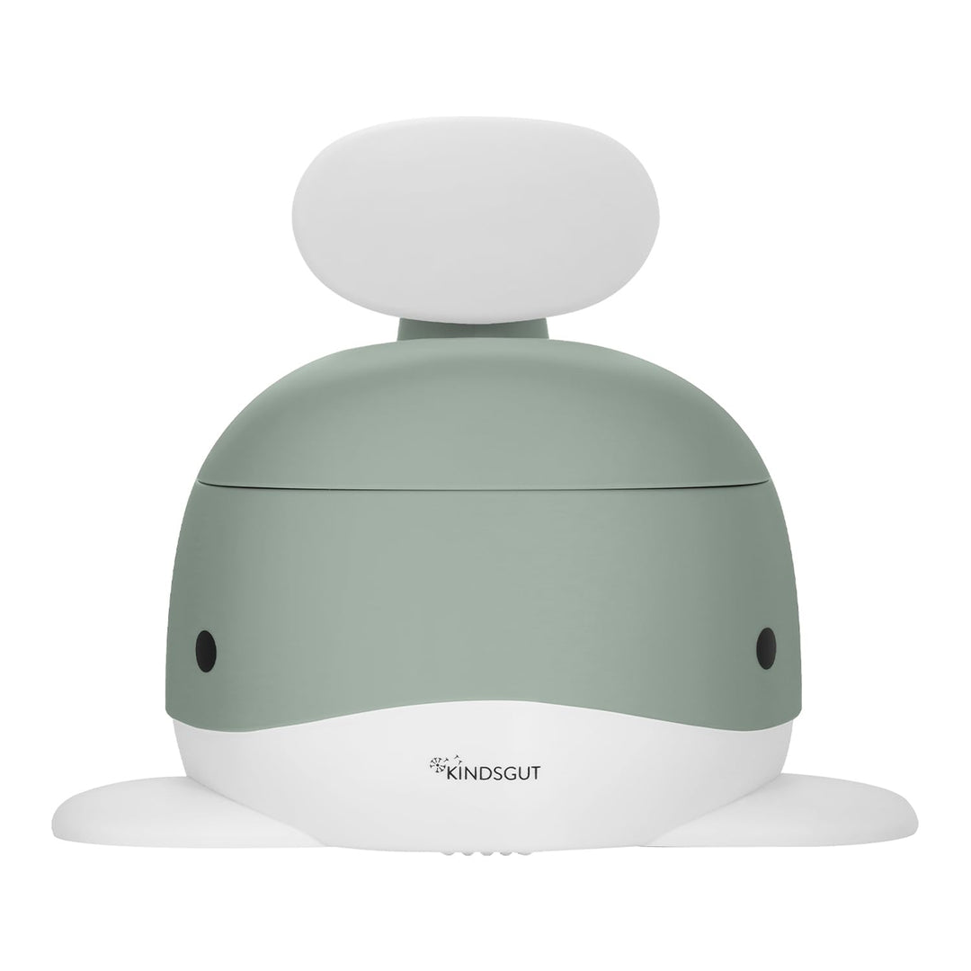 Kindsgut Kinder-Töpfchen, Babytopf WC/Klo, kinderfreundliches Wal-Design und dezente Farben, Toilett