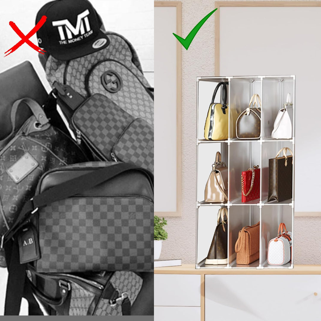 Taschenorganizer, Modulares Regal für Schrank, Regal für Zimmer, Flur. Aufbewahrungsregal für Zuhaus