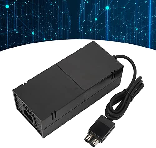 Alomejor AC-Netzteil-Brick-Adapter, Geräuscharmes Kabel, LED-Anzeige, Netzteil für One-Konsole, 100–