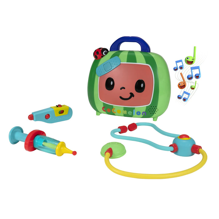 CoComelon CMW0034 Mitsing Doktorkoffer mit Sound und Zubehör für Kinder ab 2 Jahren (Englische Sprac