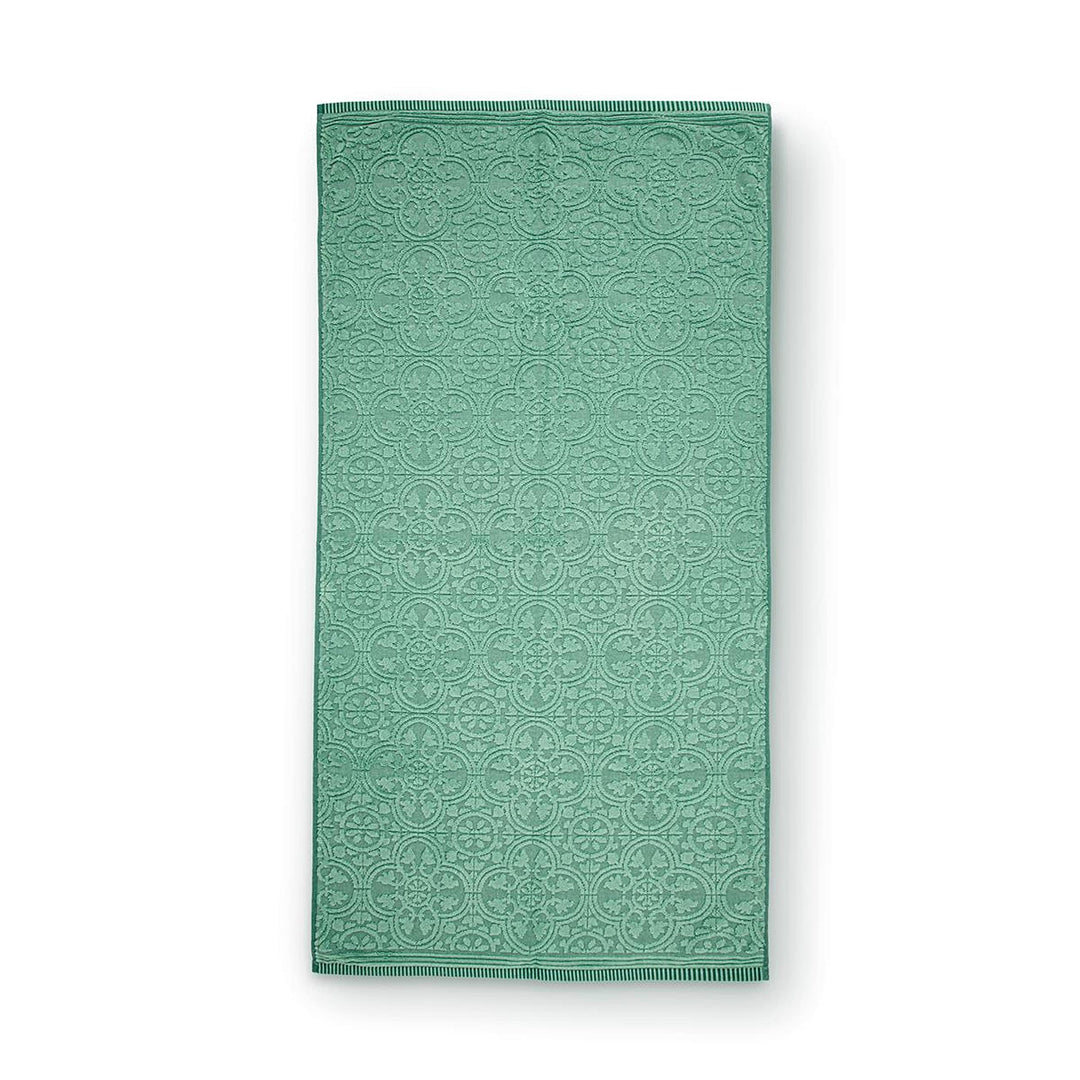 Pip Studio Duschtuch Tile de Pip | grün - 70 x 140 Duschtuch 70 x 140 cm, Duschtuch 70 x 140 cm
