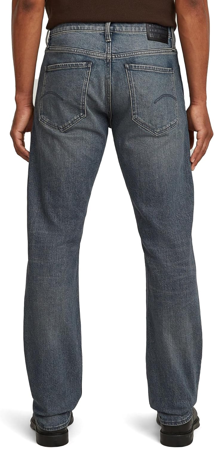G-STAR Herren Mosa Straight Jeans 27W / 30L Blau (Antic Sand Blast D23692-d775-g803), 27W / 30L Blau